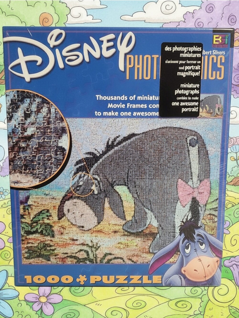 ​VTG Disney Photomosaics Eeyore Jigsaw Puzzle Buffalo Games NEW Sealed 1026 Pc
